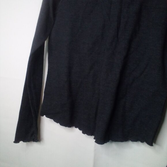 Bottom Drawers Sleepwear Shirt Women M NC State Long Sleeve Thermal Gray - Picture 14 of 14